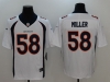Denver Broncos #58 Von Miller White Vapor Limited Jersey