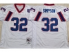 Buffalo Bills #32 O.J. Simpson Throwback White Jersey