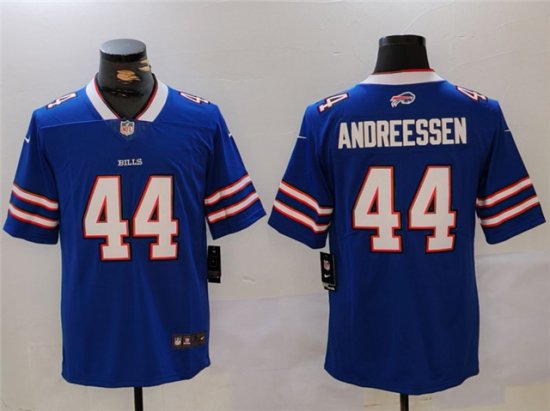 Buffalo Bills #44 Joe Andreessen Blue Vapor Limited Jersey