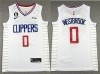 Los Angeles Clippers #0 Russell Westbrook White Swingman Jersey