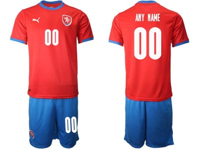 National Czech Republic Custom #00 Home Red 2020/21 Soccor Jersey