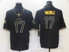 Miami Dolphins #17 Jaylen Waddle Black Gold Vapor Limited Jersey