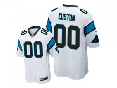 Carolina Panthers #00 White Vapor Limited Custom Jersey