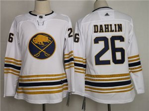 Youth Buffalo Sabres #26 Rasmus Dahlin White 50th Season Jersey