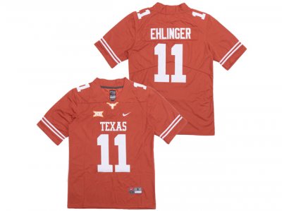 NCAA Texas Longhorns #11 Sam Ehlinger Orange College Football Jersey