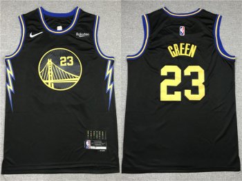 Golden State Warriors #23 Draymond Green 2021-22 Black City Edition Swingman Jersey