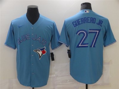 Toronto Blue Jays #27 Vladimir Guerrero Jr. Alternate Powder Blue Cool Base Jersey