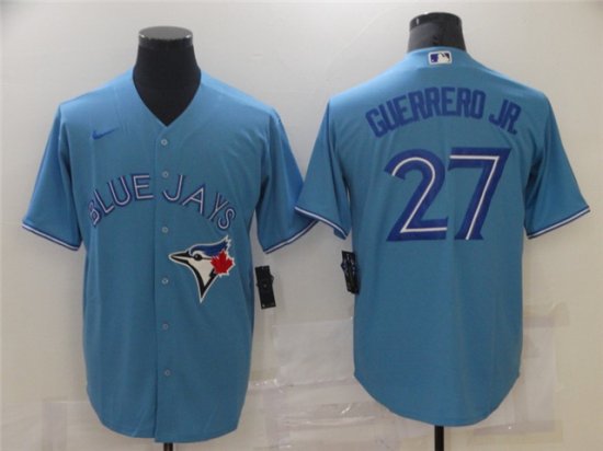 Toronto Blue Jays #27 Vladimir Guerrero Jr. Alternate Powder Blue Cool Base Jersey