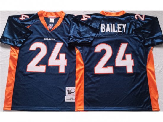 Denver Broncos #24 Champ Bailey 2004 Throwback Blue Jersey