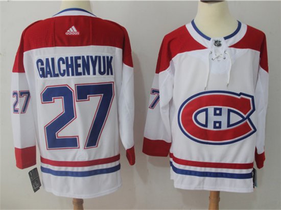 Montreal Canadiens #27 Alex Galchenyuk White Jersey