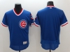 Chicago Cubs Blank Blue Cooperstown Collection Cool Base Team Jersey