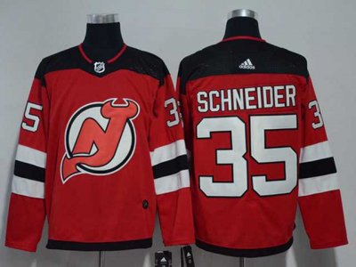 New Jersey Devils #35 Cory Schneider Red Jersey