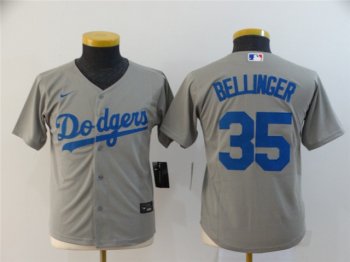 Youth Los Angeles Dodgers #35 Cody Bellinger Gary Cool Base Jersey