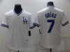 Los Angeles Dodgers #7 Julio Urias White Cooperstown Collection Cool Base Jersey