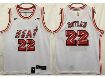 Miami Heat #22 Jimmy Butler 2022-23 White Classic Edition Swingman Jersey