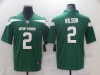 New York Jets #2 Zach Wilson Green Vapor Limited Jersey