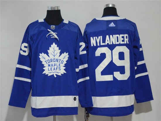 Toronto Maple Leafs #29 William Nylander Blue Jersey