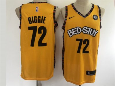 Brooklyn Nets #72 Biggie 2020-21 Gold Swingman Jersey