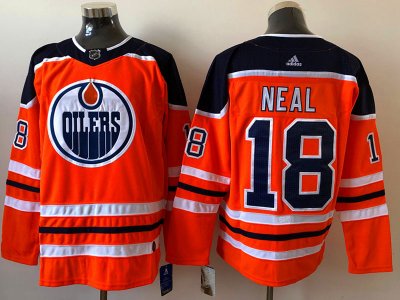 Edmonton Oilers #18 James Neal Orange Jersey