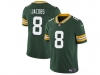 Green Bay Packers #8 Josh Jacobs Green Vapor Limited Jersey