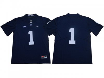 NCAA Penn State Nittany Lions #1 Navy College Football Jersey