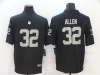 Las Vegas Raiders #32 Marcus Allen Black Vapor Limited Jersey