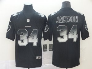 Las Vegas Raiders #34 Bo Jackson Black Arch Smoke Limited Jersey