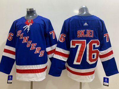 New York Rangers #76 Brady Skjei Home Royal Blue Jersey