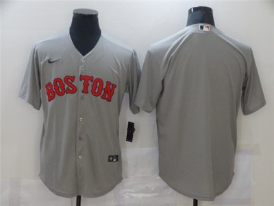 Boston Red Sox Blank Gray Cool Base Team Jersey
