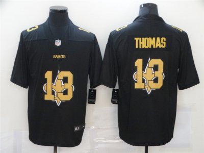New Orleans Saints #13 Michael Thomas Black Shadow Logo Limited Jersey