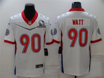 Pittsburgh Steelers #90 T.J. Watt White 2022 AFC Pro Bowl Jersey