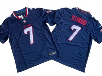 Houston Texans #7 C.J. Stroud 2024 Navy Vapor F.U.S.E. Limited Jersey