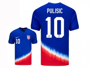 USA #10 CHRISTIAN PULISIC 2024/25 Away Blue Jersey