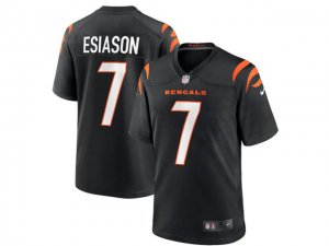 Cincinnati Bengals #7 Boomer Esiason Black Vapor Limited Jersey