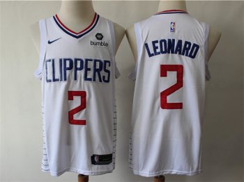 Los Angeles Clippers #2 Kawhi Leonard White Swingman Jersey