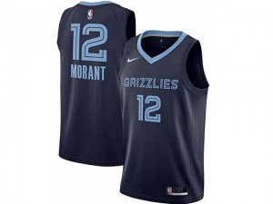Youth Memphis Grizzlies #12 Ja Morant Navy Swingman Jersey