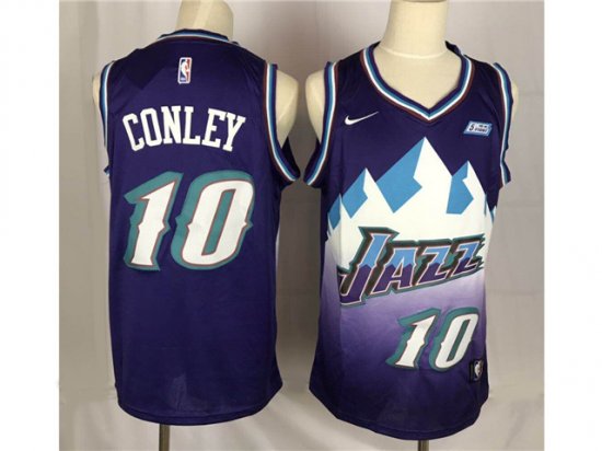 Utah Jazz #10 Mike Conley 2019-20 Purple Classic Edition Swingman Jersey