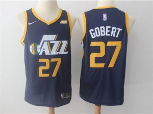 Utah Jazz #27 Rudy Gobert Navy Swingman Jersey