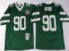 New York Jets #90 Dennis Byrd 1989 Throwback Green Jersey