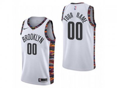 Brooklyn Nets Custom White City Edition Swingman Jersey