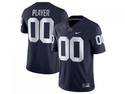 NCAA Penn State Nittany Lions #00 Navy College Football Custom Jersey