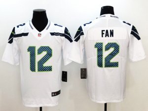 Seattle Seahawks 12th Fan White Vapor Limited Jersey