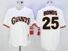 San Francisco Giants #25 Barry Bonds Throwback White Jersey