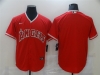 Los Angeles Angels Blank Red Cool Base Team Jersey