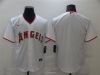 Los Angeles Angels Blank White Cool Base Team Jersey