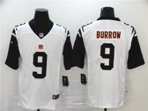 Cincinnati Bengals #9 Joe Burrow White Color Rush Limited Jersey