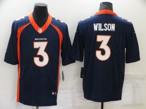 Denver Broncos #3 Russell Wilson Blue Vapor Limited Jersey