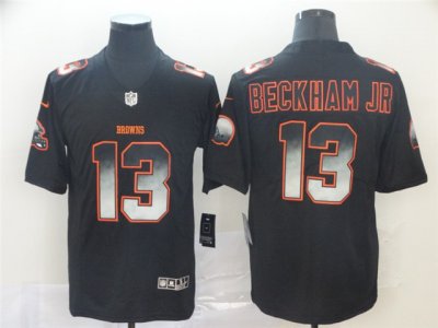 Cleveland Browns #13 Odell Beckham Jr. Black Arch Smoke Limited Jersey