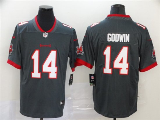 Tampa Bay Buccaneers #14 Chris Godwin Gray Vapor Limited Jersey