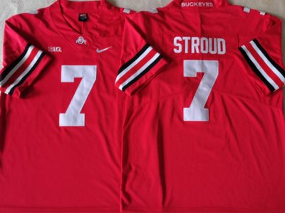 NCAA Ohio State Buckeyes #7 C.J. Stroud Red College Football Jersey